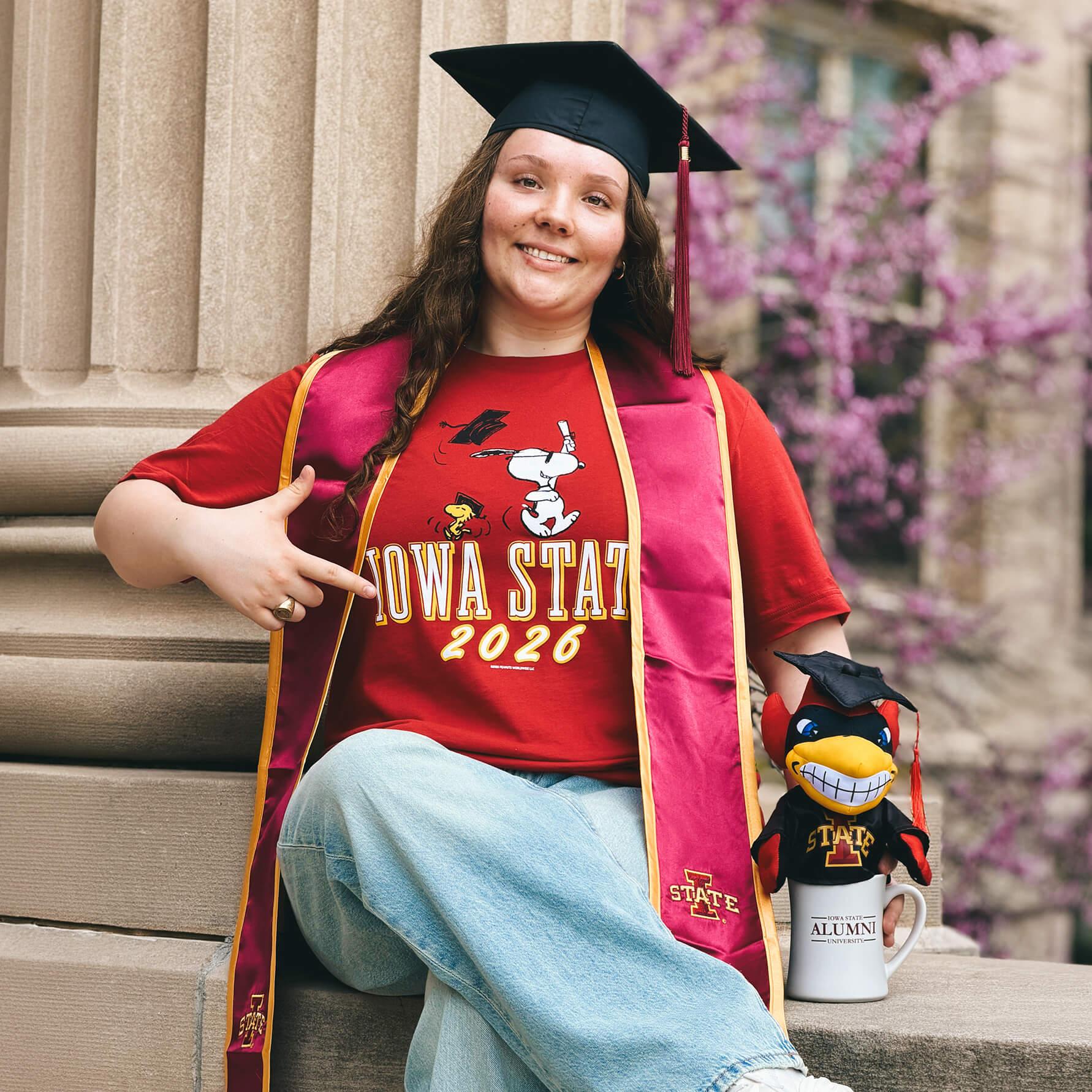 Peanuts x Iowa State 2026 Grad T-shirt